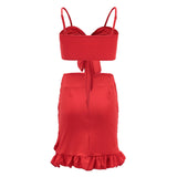 Two Piece Bow Set Dress - Trendy Bee Boutique