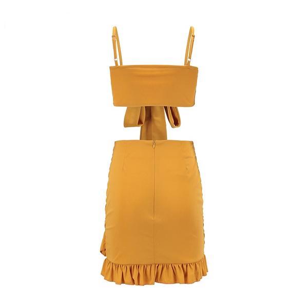 Two Piece Bow Set Dress - Trendy Bee Boutique