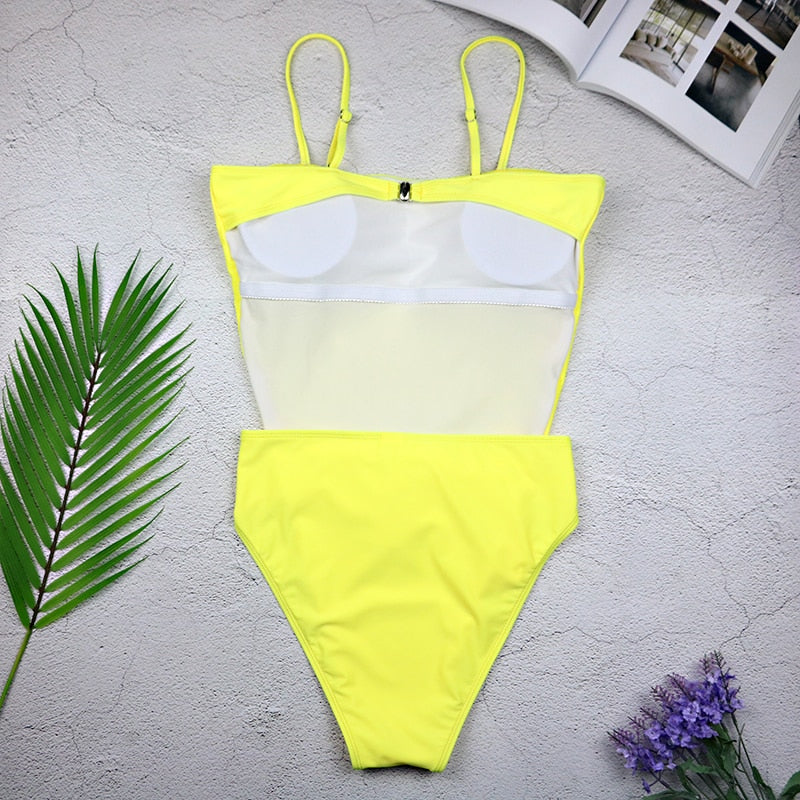 Kassie One Piece Bandage Swimsuit - Trendy Bee Boutique