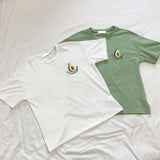 Avocuddle Embroidery Oversized Tee - Trendy Bee Boutique