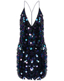Sashiel Backless Sequins Dress - Trendy Bee Boutique