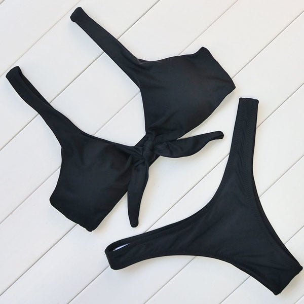 Olivia Bow Bikini Set - Trendy Bee Boutique