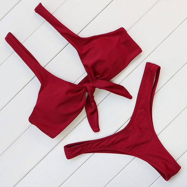 Olivia Bow Bikini Set - Trendy Bee Boutique
