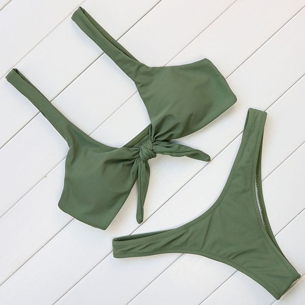 Olivia Bow Bikini Set - Trendy Bee Boutique
