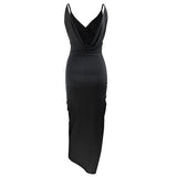 Backless High Side Split Leg Dress - Trendy Bee Boutique