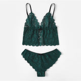 Floral Lace Cami Lingerie Set - Trendy Bee Boutique