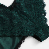 Floral Lace Cami Lingerie Set - Trendy Bee Boutique