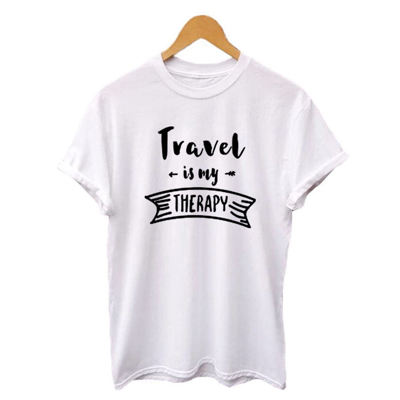 Travel Is My Therapy Tee - Trendy Bee Boutique