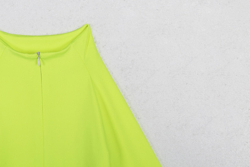 Neon Mini Long Sleeve Dress - Trendy Bee Boutique