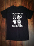 I'm Just Here For The Snacks Tee - Trendy Bee Boutique