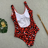 Backless Leopard Swimsuit - Trendy Bee Boutique