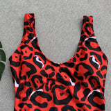 Backless Leopard Swimsuit - Trendy Bee Boutique