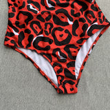 Backless Leopard Swimsuit - Trendy Bee Boutique
