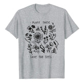 Plant These & Save The Bees Tee - Trendy Bee Boutique
