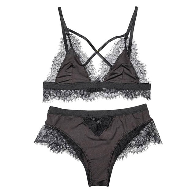 Satin Lingerie Set - Trendy Bee Boutique