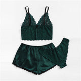 Floral Lace Cami Lingerie Set - Trendy Bee Boutique