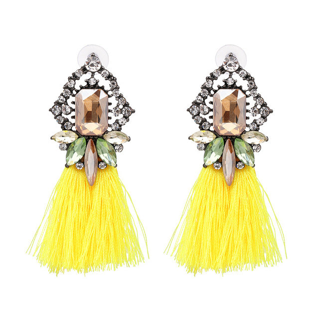Tiffany Short Tassel Earring - Trendy Bee Boutique