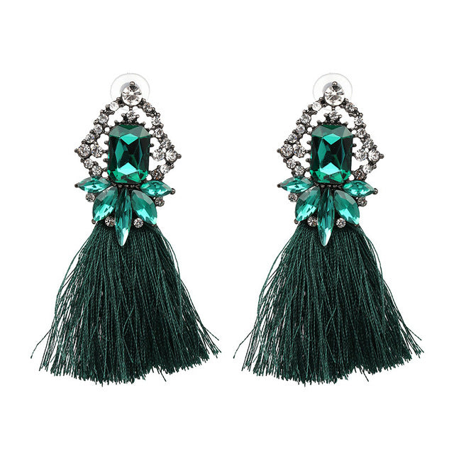 Tiffany Short Tassel Earring - Trendy Bee Boutique