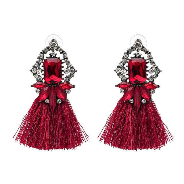 Tiffany Short Tassel Earring - Trendy Bee Boutique