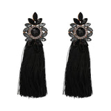 Andrea Long Tassel Earring - Trendy Bee Boutique