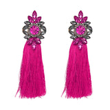Andrea Long Tassel Earring - Trendy Bee Boutique