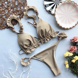 Mirna Ruffled Bikini Set - Trendy Bee Boutique