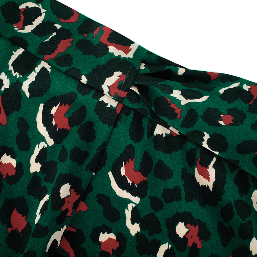 Leopard Print Long Skirt - Trendy Bee Boutique