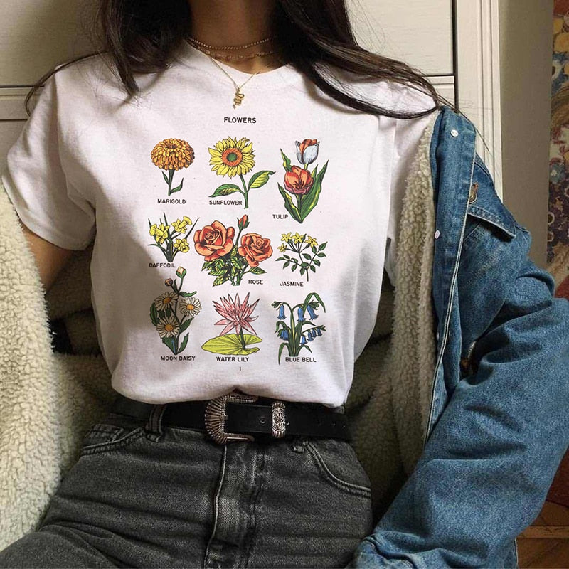 Wildflower Graphic Tee - Trendy Bee Boutique