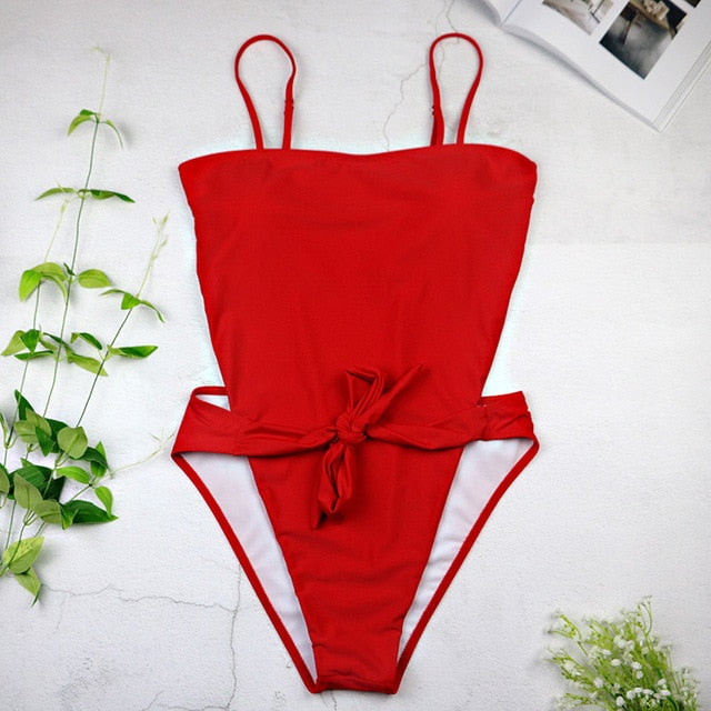 Kassie One Piece Bandage Swimsuit - Trendy Bee Boutique