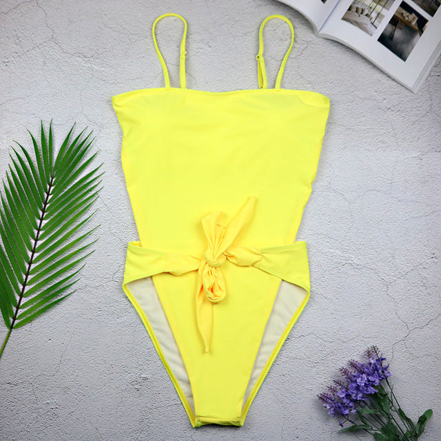 Kassie One Piece Bandage Swimsuit - Trendy Bee Boutique