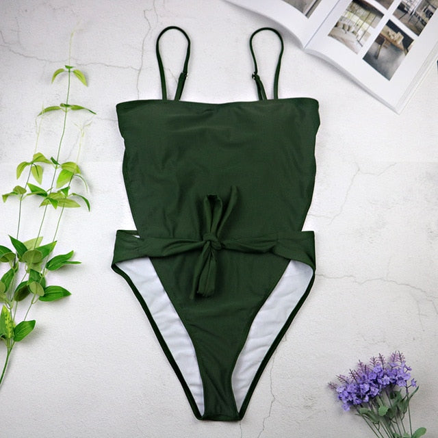 Kassie One Piece Bandage Swimsuit - Trendy Bee Boutique