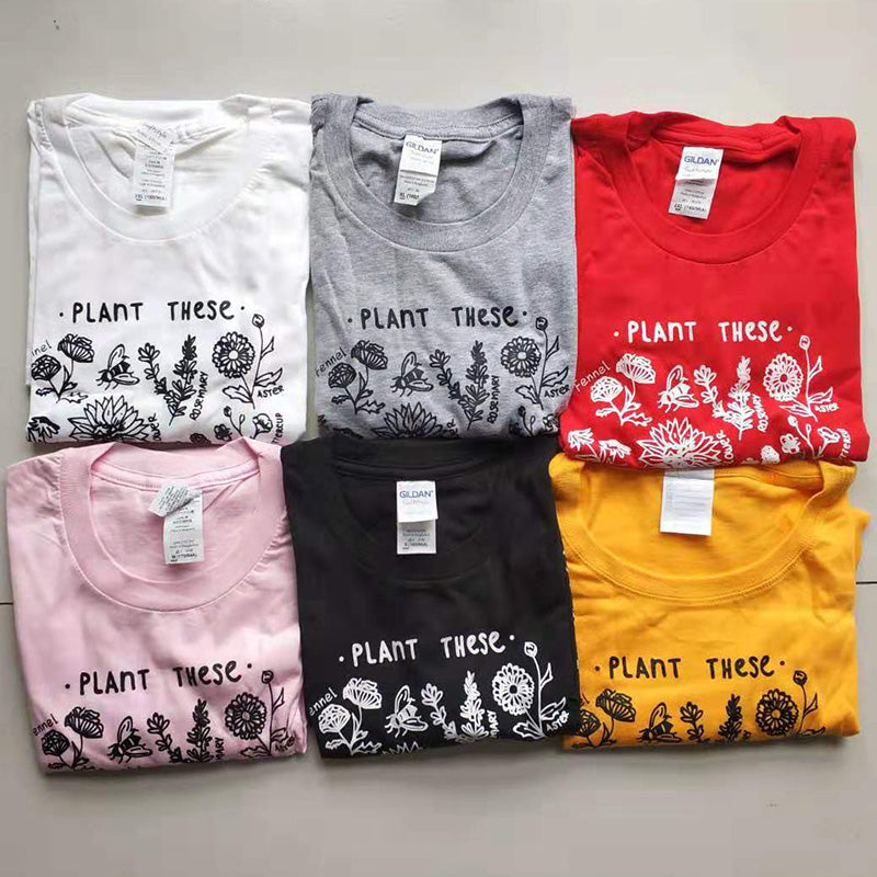 Plant These & Save The Bees Tee - Trendy Bee Boutique