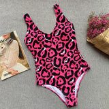 Backless Leopard Swimsuit - Trendy Bee Boutique