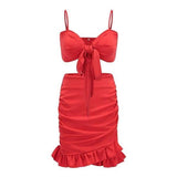 Two Piece Bow Set Dress - Trendy Bee Boutique