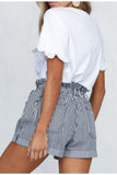 Striped Shorts - Trendy Bee Boutique
