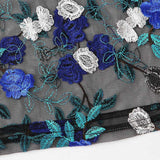 Boho Multicolor Floral Embroidery Crop Top - Trendy Bee Boutique