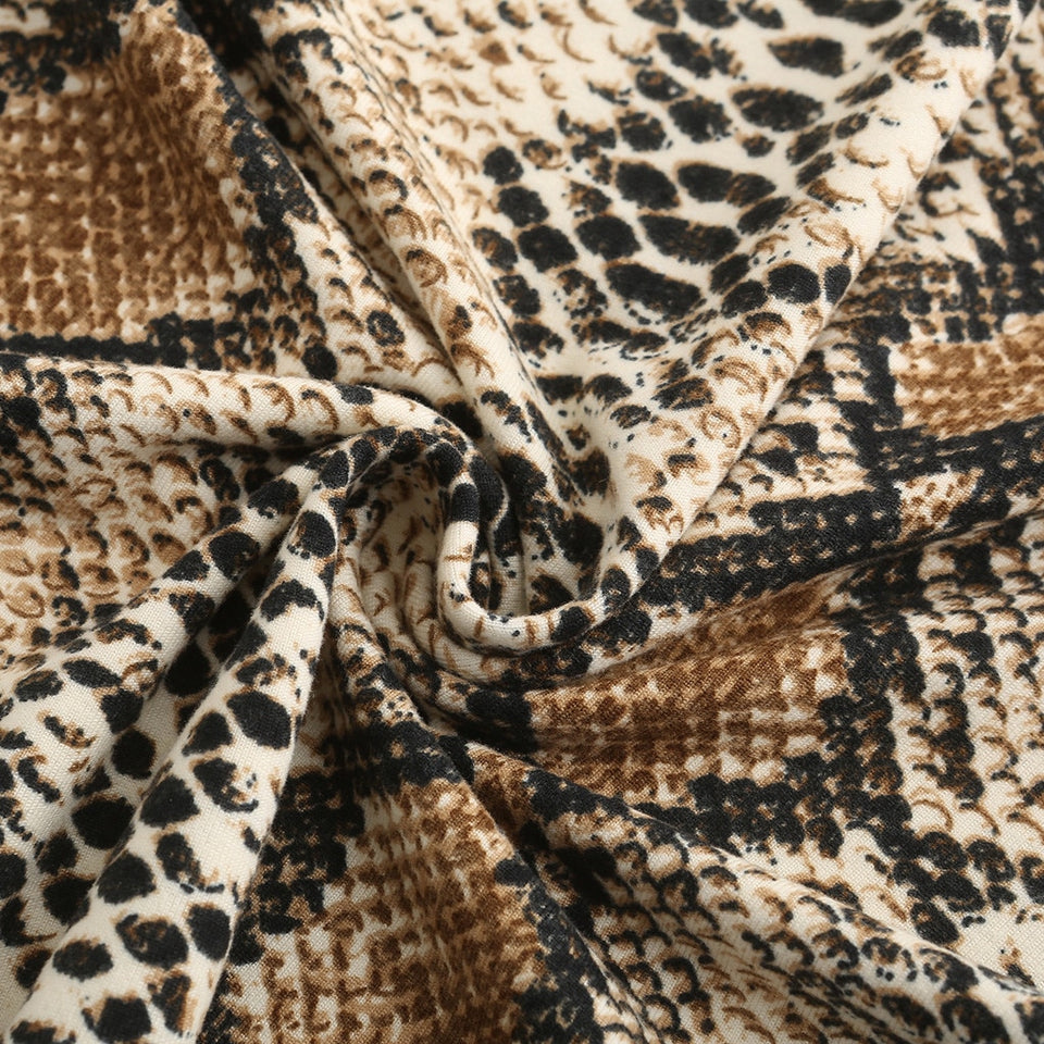 Snake Print Bodycon Dress - Trendy Bee Boutique