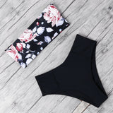 Bandeau High Waist Bikini - Trendy Bee Boutique
