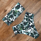 Bandeau High Waist Bikini - Trendy Bee Boutique