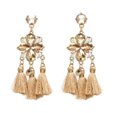 Long Tassel Earrings Boho - Trendy Bee Boutique