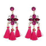 Long Tassel Earrings Boho - Trendy Bee Boutique