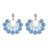 Pom-Pom Earrings - Trendy Bee Boutique