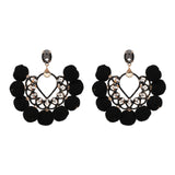 Pom-Pom Earrings - Trendy Bee Boutique