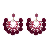 Pom-Pom Earrings - Trendy Bee Boutique