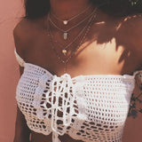 Palm Trees Multi-layered Necklace - Trendy Bee Boutique