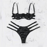 Flower Lace Bra Lingerie Set - Trendy Bee Boutique