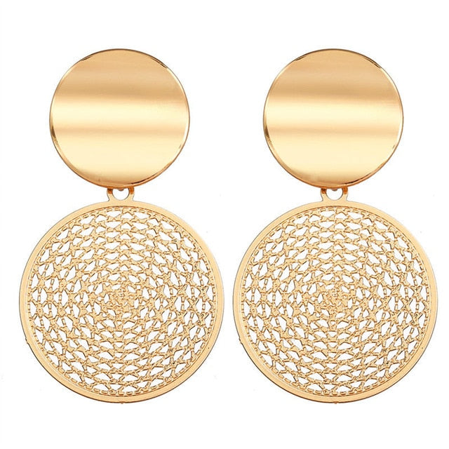 Gold Dangle Earring - Trendy Bee Boutique