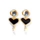 Short Heart Earring - Trendy Bee Boutique