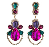 Drop Crystal Dangle Earrings - Trendy Bee Boutique