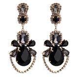 Drop Crystal Dangle Earrings - Trendy Bee Boutique